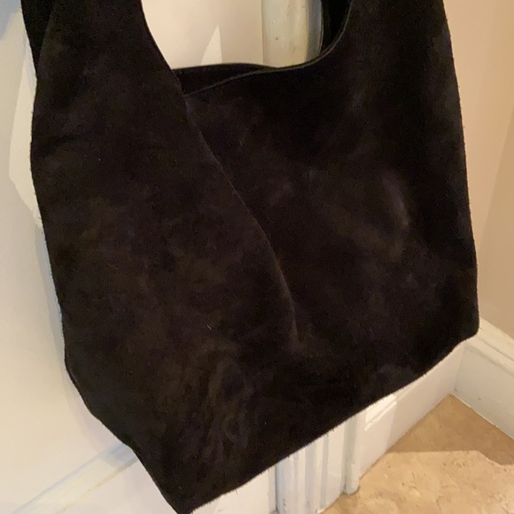Rebecca Minkoff black suede shoulder back. Mint condition and barely ever used. - Picture 2 of 8